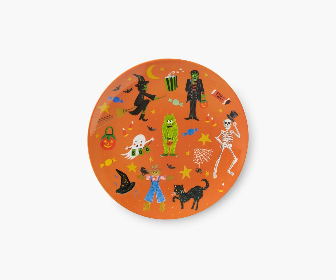 Halloween Parade Melamine Assorted Dessert Plates - Something Splendid Co.