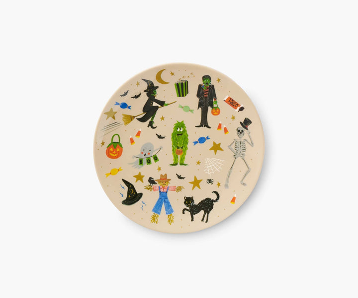 Halloween Parade Melamine Assorted Dessert Plates - Something Splendid Co.
