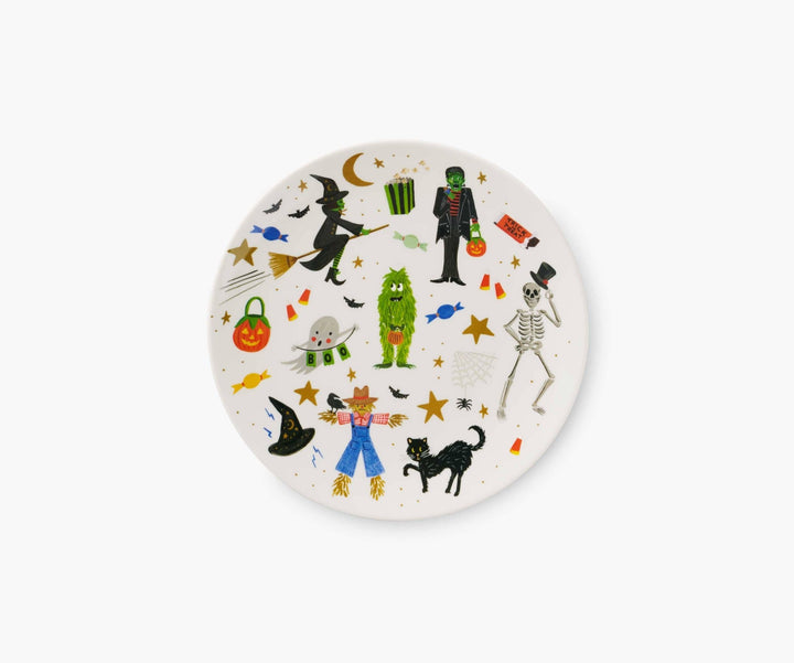 Halloween Parade Melamine Assorted Dessert Plates - Something Splendid Co.