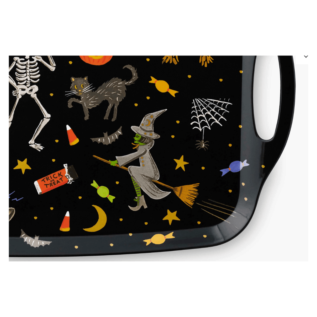 Halloween Parade Melamine Serving Platter with Handles - Something Splendid Co.