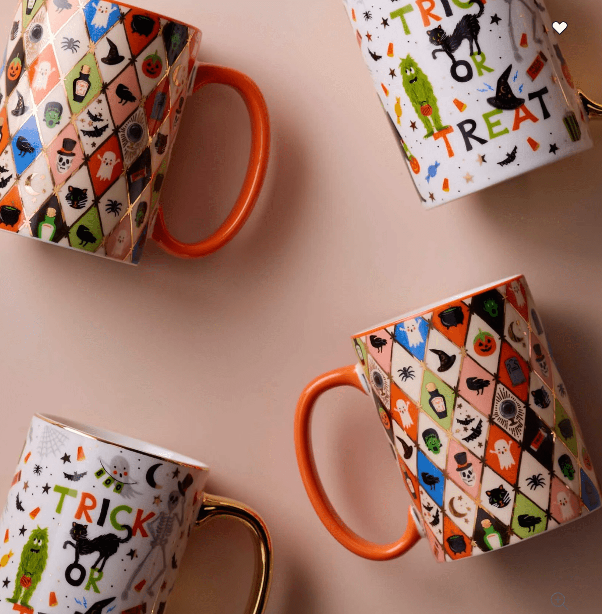 Halloween Parade Porcelain Mug - Thumbnail 2