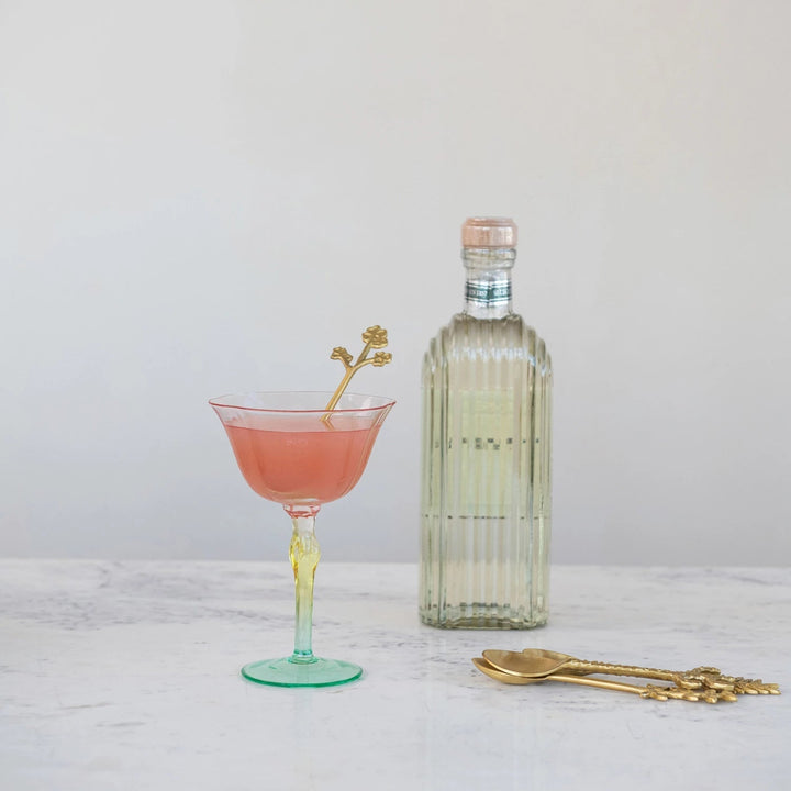 Hand - Blown Tulip Stemmed Wine Glass | Pair - Something Splendid Co.