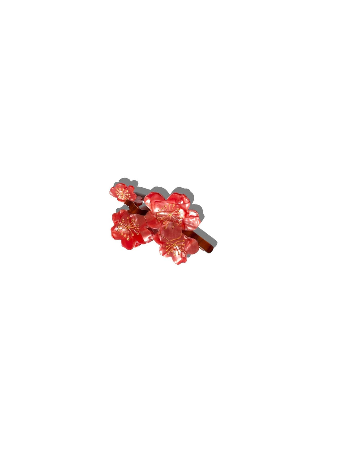 Hand - painted Cherry Blossom Flower Claw Hair Clip | Eco - Friendly - Something Splendid Co.