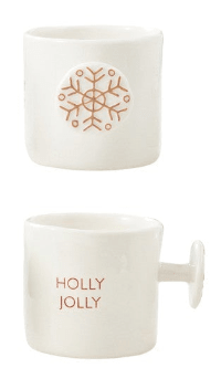 Hand-Painted Holiday Saying Mug, 12 oz, 6 Styles - Something Splendid Co.