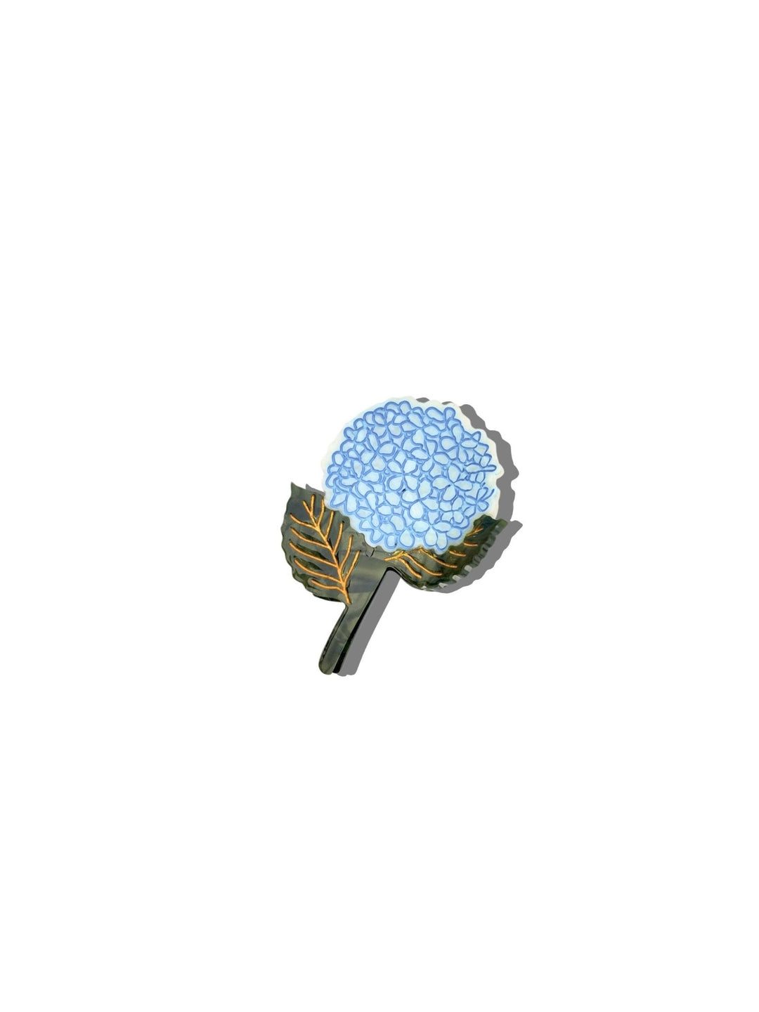 Hand - painted Hydrangea Claw Hair Clip | Eco - Friendly - Something Splendid Co.