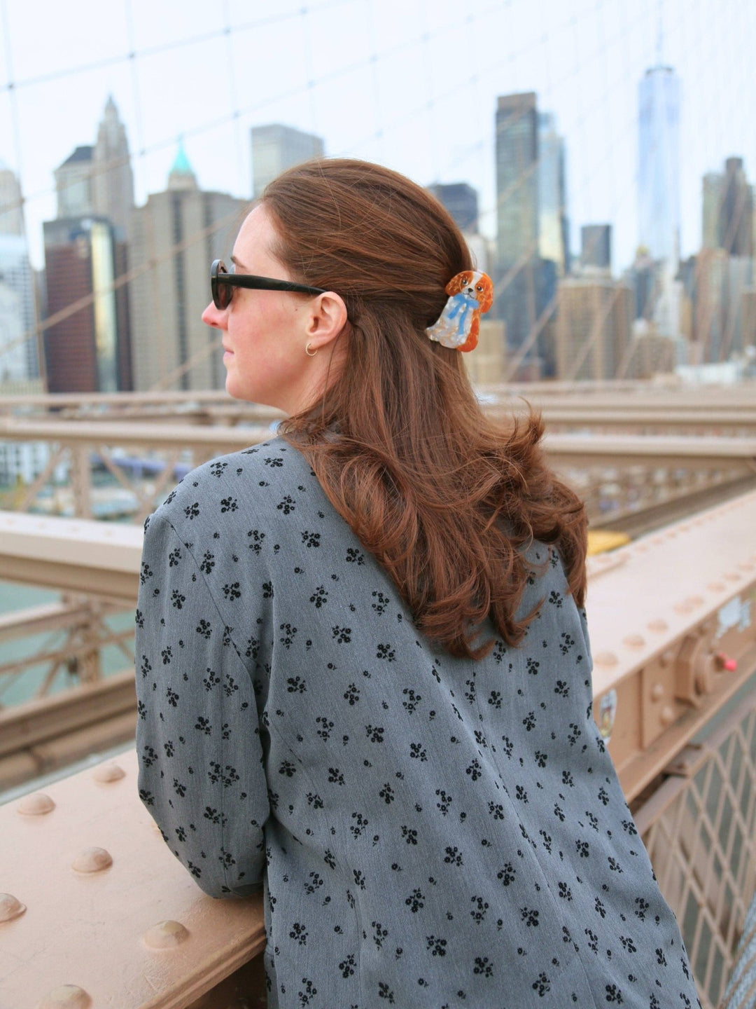 Hand - Painted King Charles Claw Clip | Eco - Friendly - Something Splendid Co.