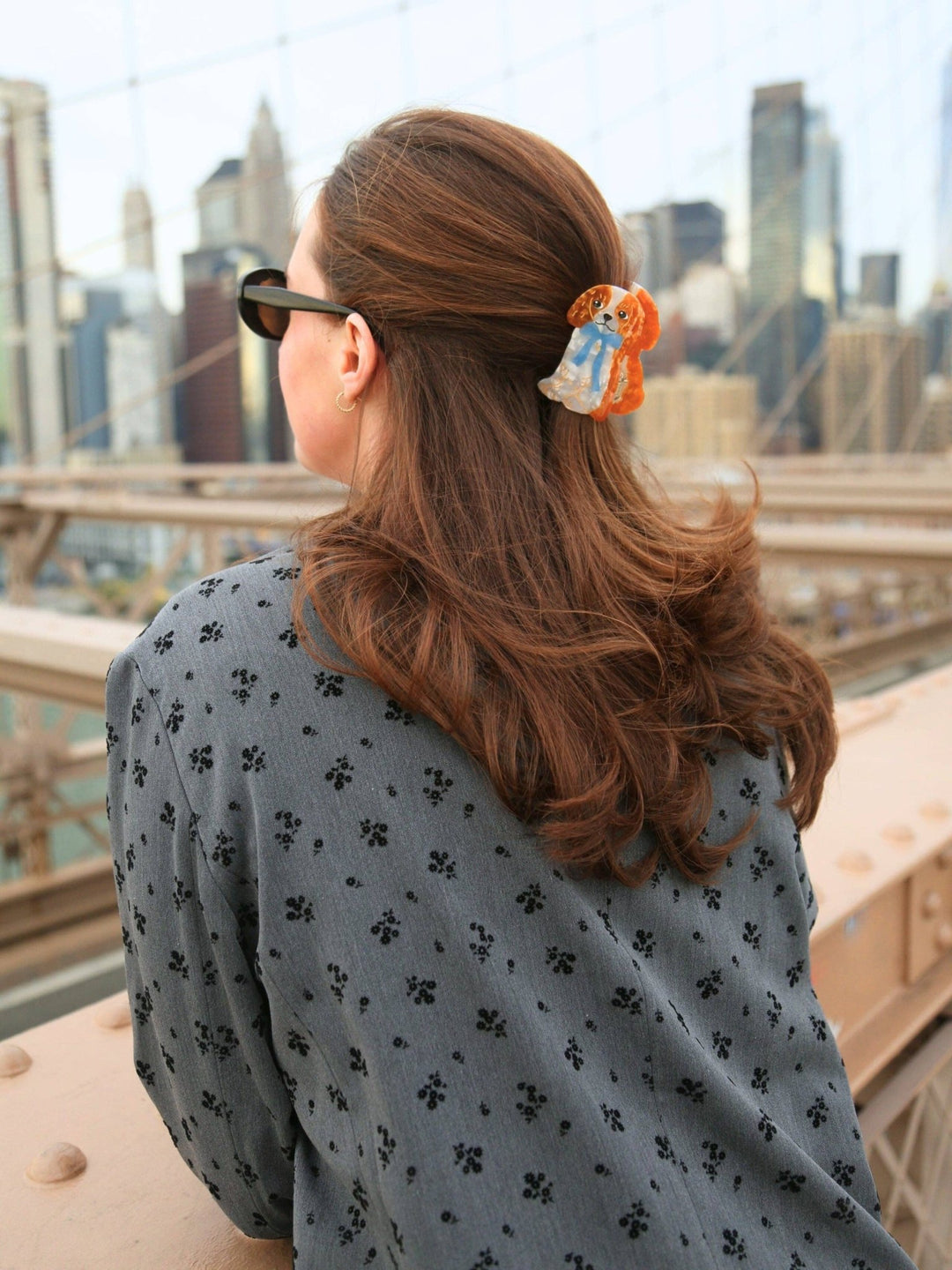 Hand - Painted King Charles Claw Clip | Eco - Friendly - Something Splendid Co.