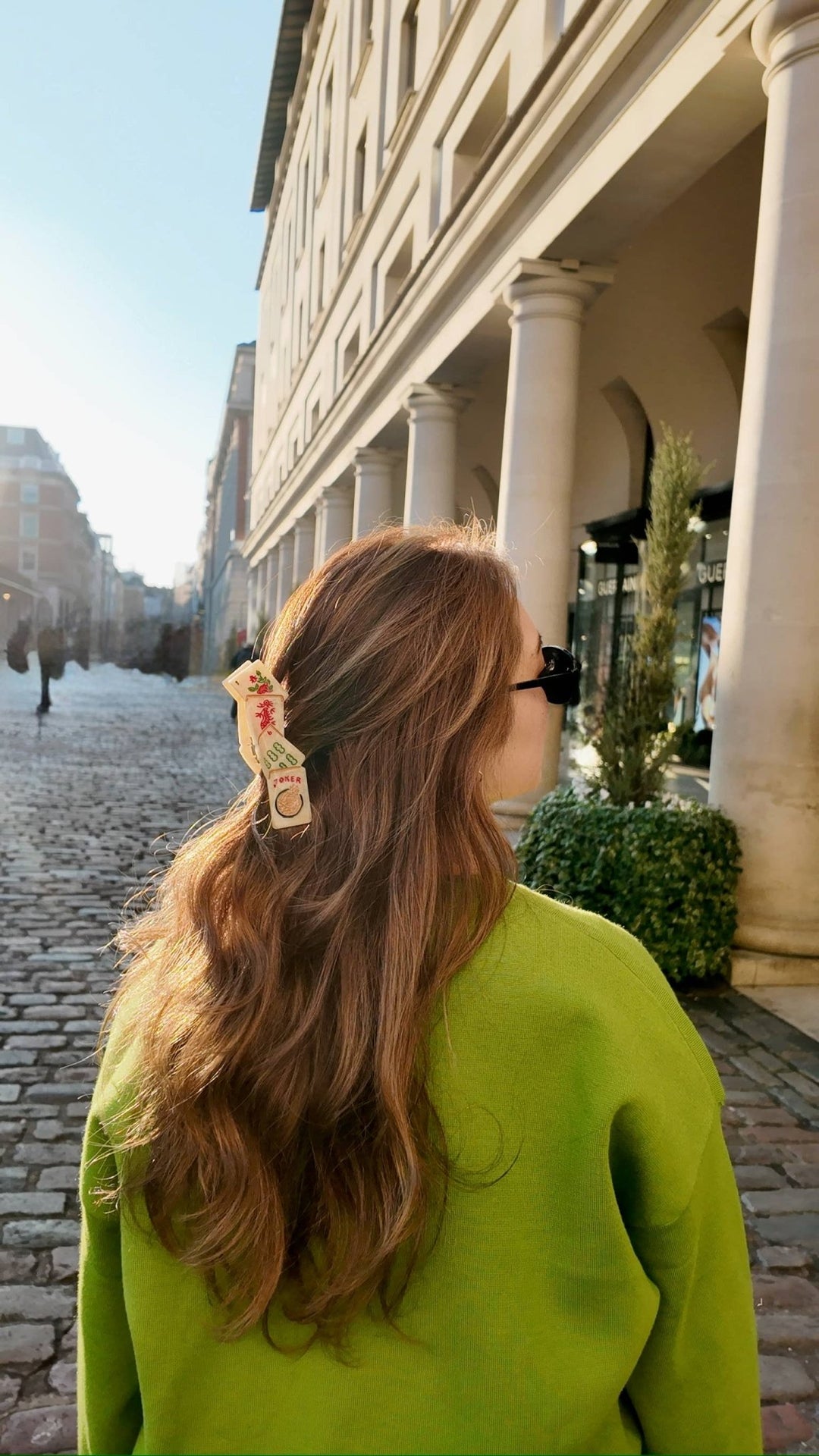 Hand - painted Mahjong Claw Hair Clip | Eco - Friendly - Something Splendid Co.