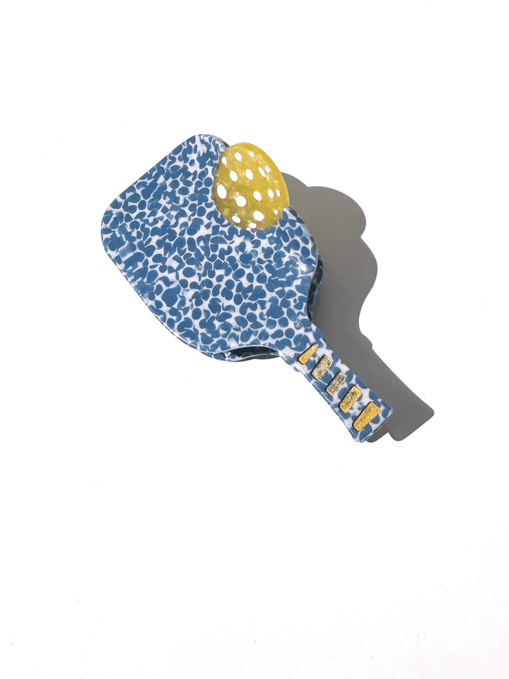 Hand - painted Pickleball Paddle Claw Hair Clip | Eco - Friendly - Something Splendid Co.