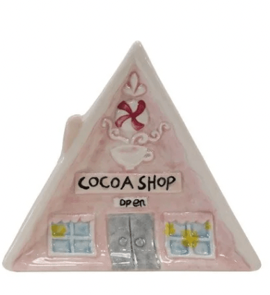 Hand - Painted Stoneware House Shaped Dishes, 6 Styles - Something Splendid Co.