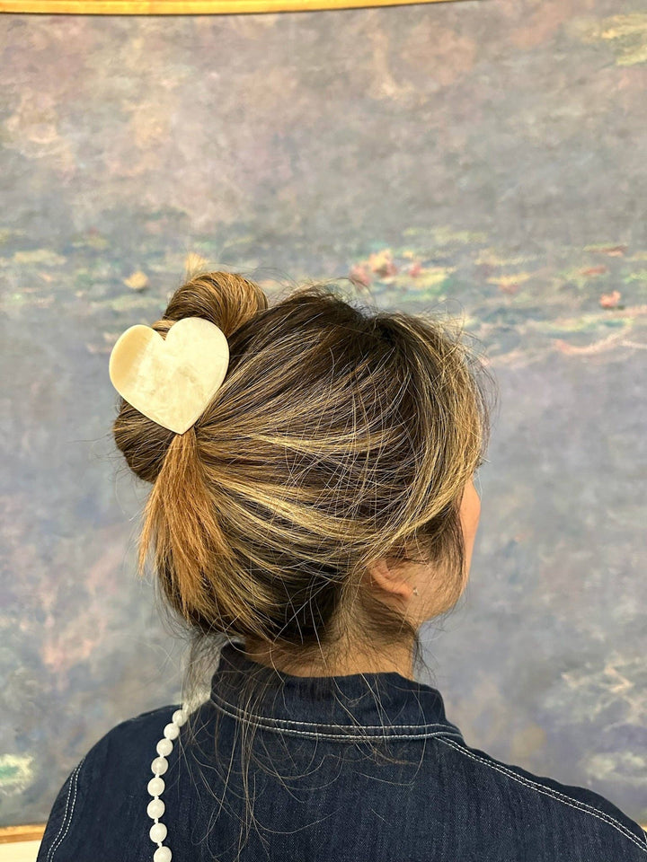 Handmade Heart Acetate Claw Hair Clip | Eco - Friendly - Something Splendid Co.