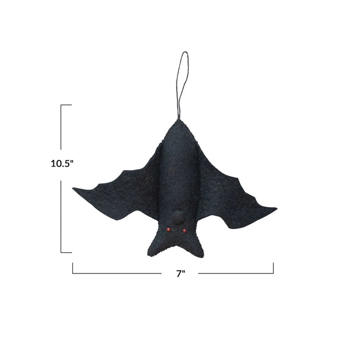 Handmade Wool Felt Bat Ornament - Something Splendid Co.
