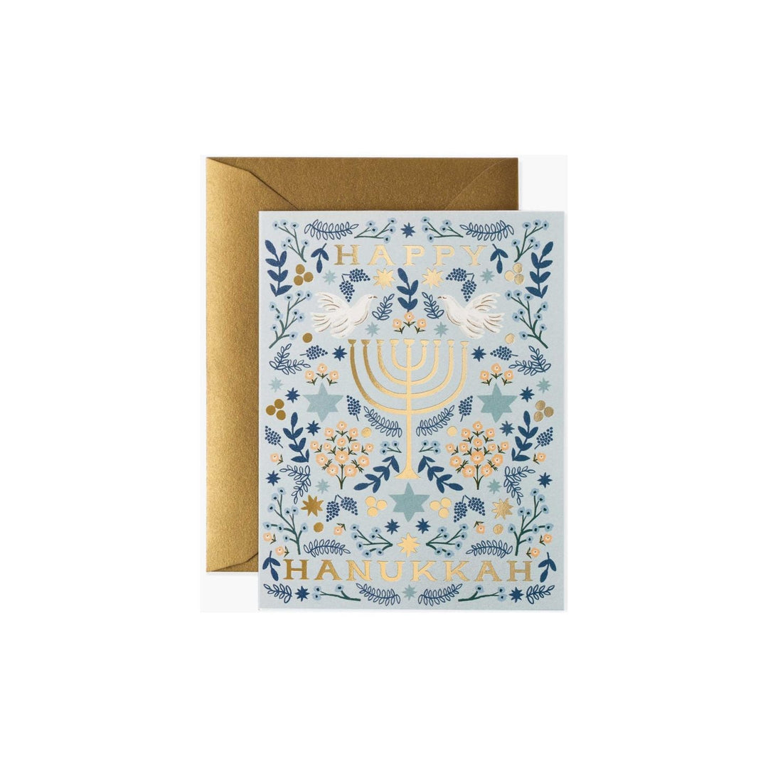 Hanukkah Menorah Greeting Card - Something Splendid Co.