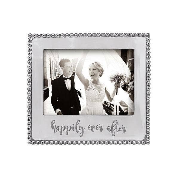 HAPPILY EVER AFTER Beaded 5x7 Frame - Something Splendid Co.