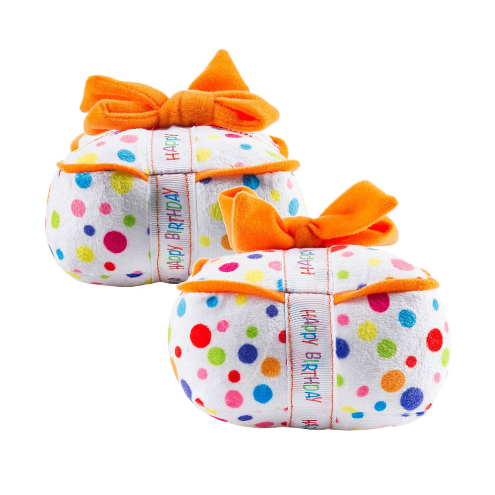 Happy Birthday Gift Box Squeaker Dog Toy - Something Splendid Co.