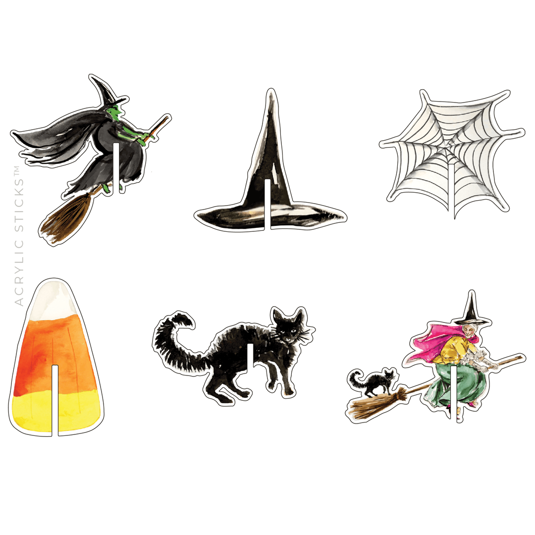 HAPPY HALLOWEEN ACRYLIC DRINK CLIP COMBO - Something Splendid Co.