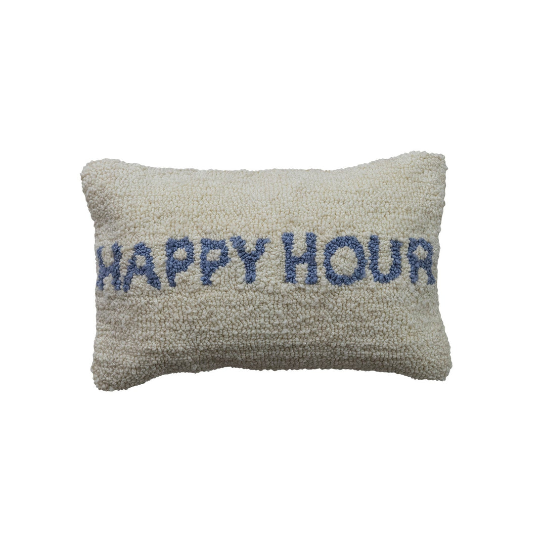 Happy Hour Cotton Lumbar Pillow - Something Splendid Co.