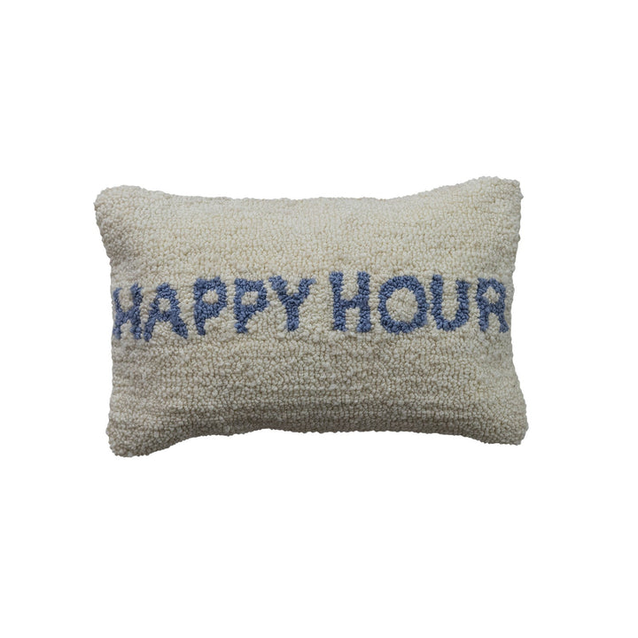 Happy Hour Cotton Lumbar Pillow - Something Splendid Co.