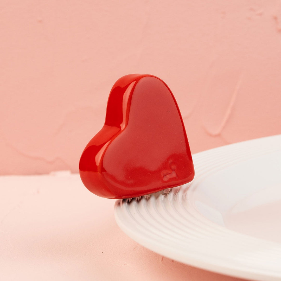 Be Mine Mini by Nora Fleming — hand-painted ceramic classic red heart