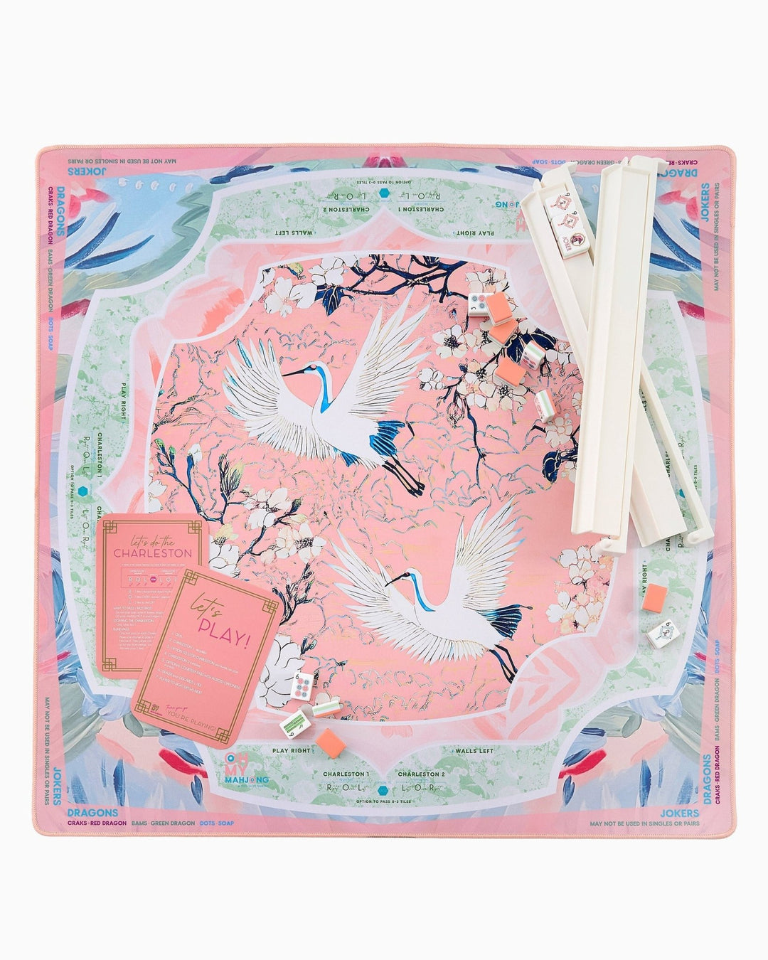 Heron Mahjong Mat in Tube - Something Splendid Co.