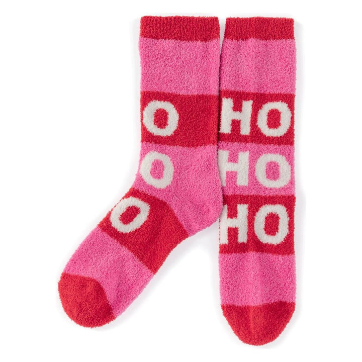 Ho Ho Ho Socks, Pink - Something Splendid Co.