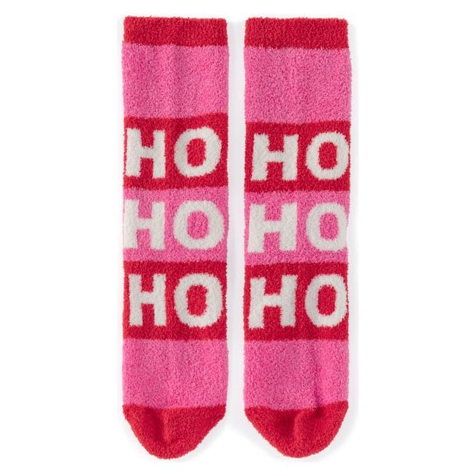 Ho Ho Ho Socks, Pink - Something Splendid Co.