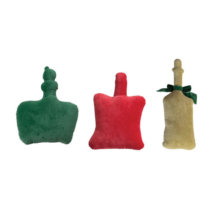 Holiday Bottle Pillow, 3 Styles - Something Splendid Co.