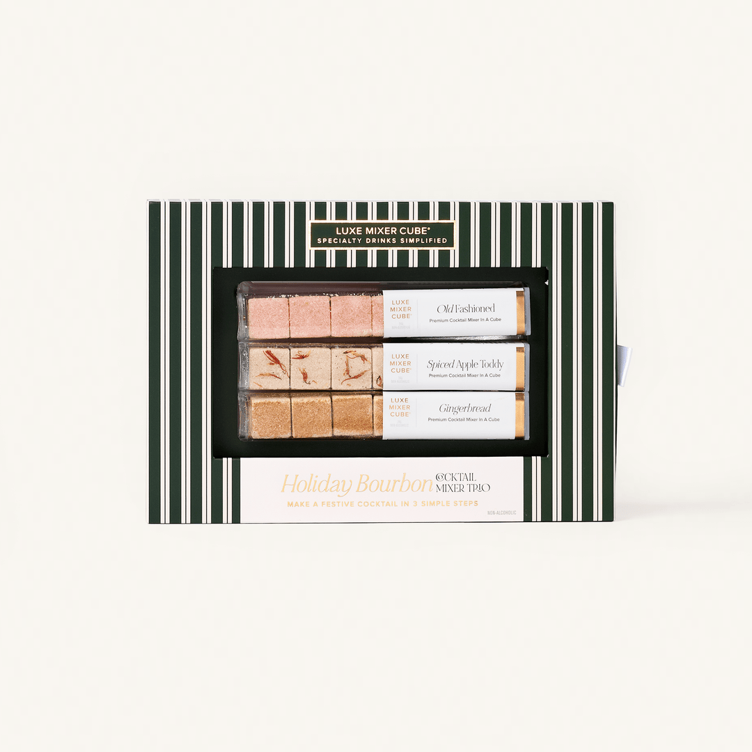 Holiday Bourbon Old Fashioned Mixer Cube Trio - Something Splendid Co.