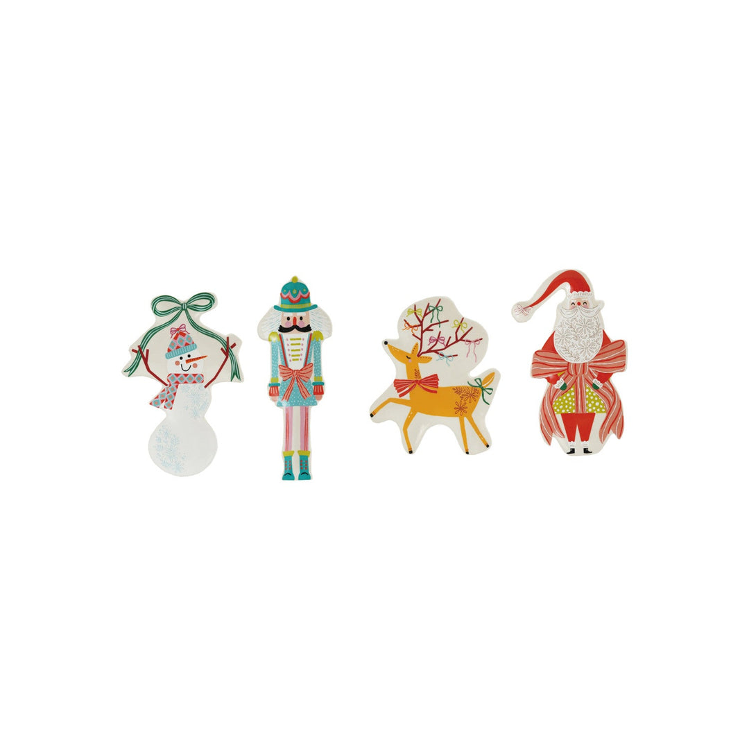 Holiday Icon Stoneware Plate, 4 Styles - Something Splendid Co.