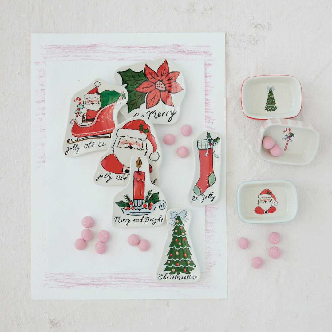 Holiday Stoneware Dish, 6 Styles - Something Splendid Co.