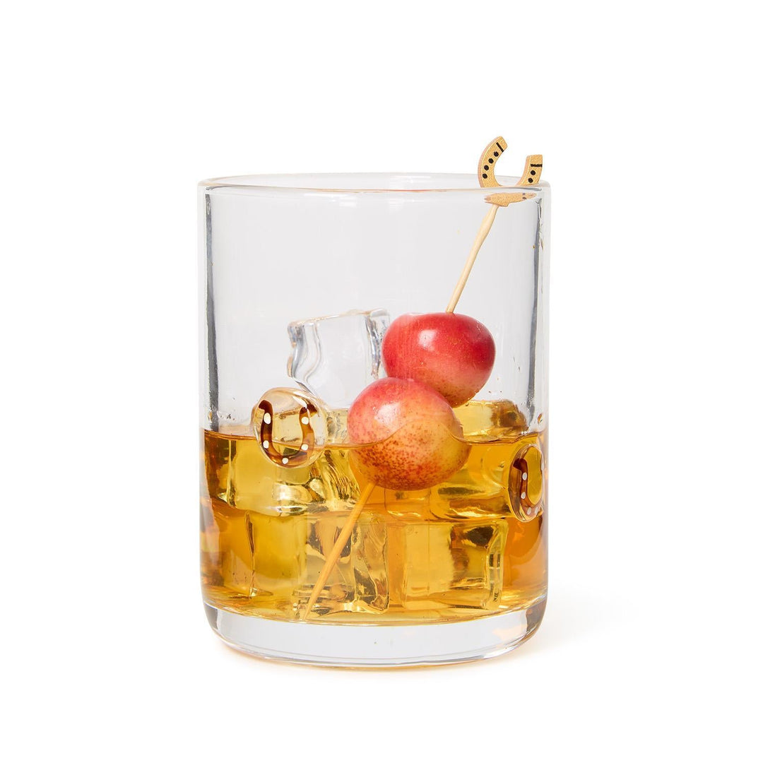 Horseshoe Double Old Fashioned Glass - 2 Colors - Something Splendid Co.