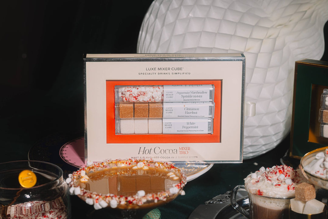 Hot Cocoa Mixer Kit with Shimmer Marshmallow Rimmer - Something Splendid Co.