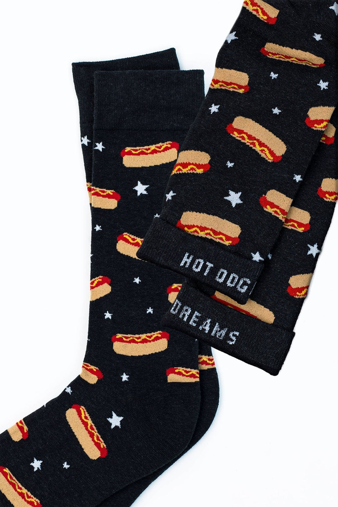 Hot Dog Dreams Carded Cotton Sock by Alynn - Something Splendid Co.