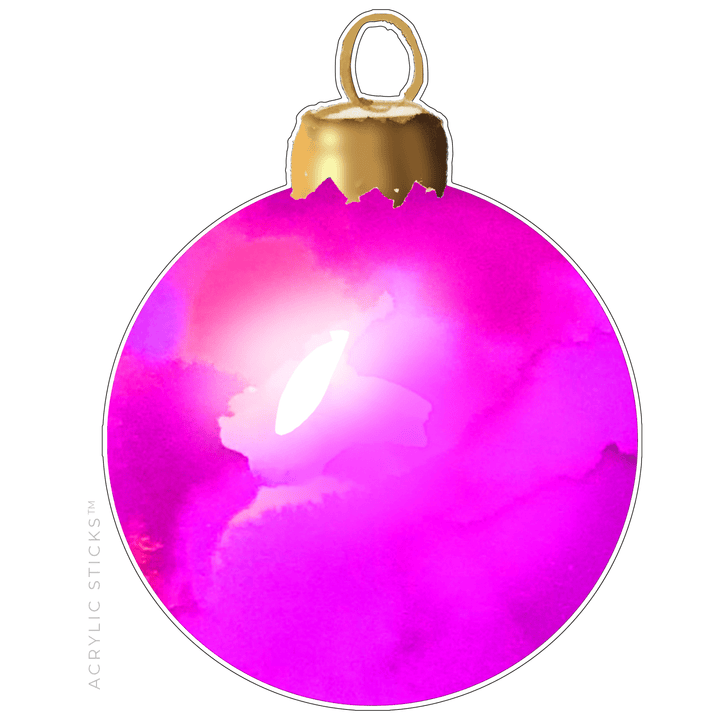 HOT PINK ORNAMENT ACRYLIC CHARCUTERIE BOARD - Something Splendid Co.