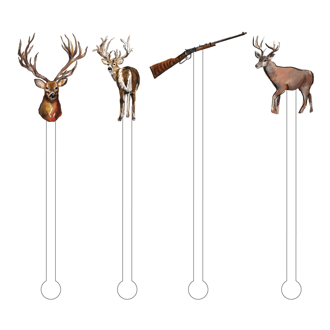 HUNTING SEASON ACRYLIC STIR STICKS COMBO - Something Splendid Co.