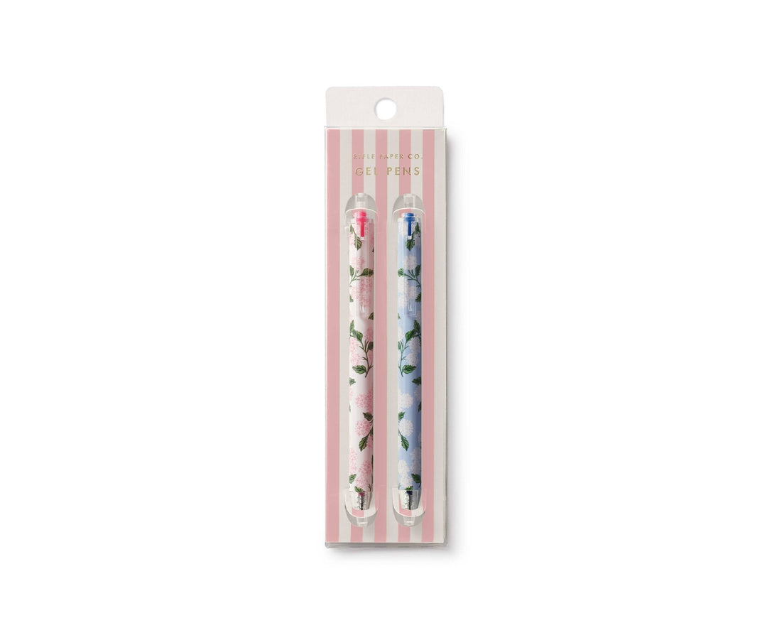 Hydrangea Gel Pen Set of 2 - Something Splendid Co.