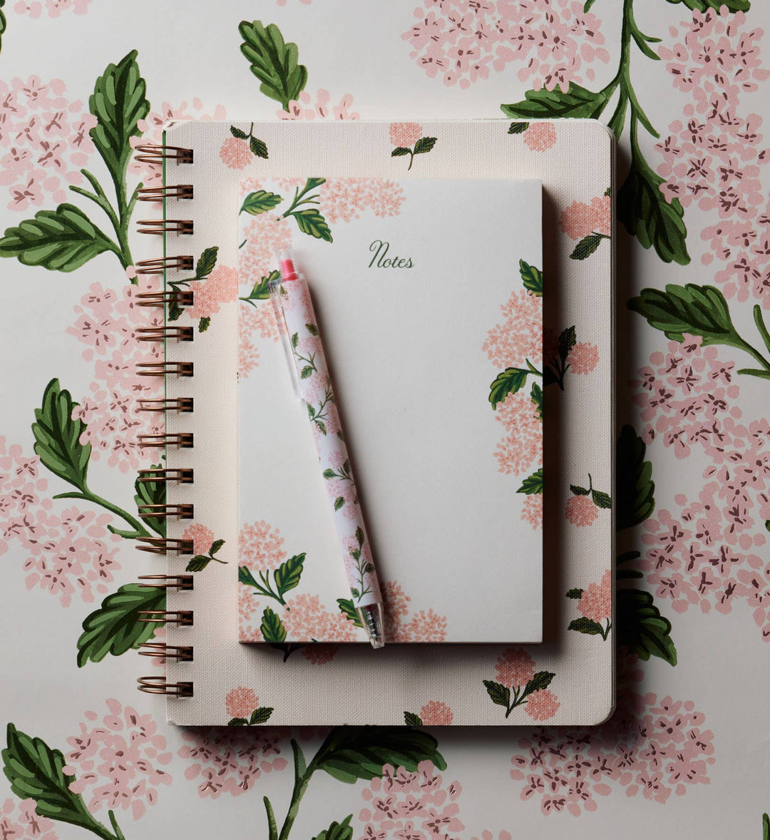 Hydrangea Gel Pen Set of 2 - Something Splendid Co.