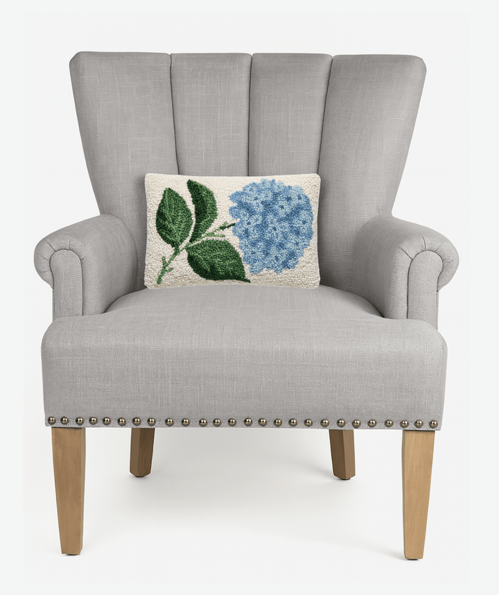 Hydrangea Hook Pillow - Something Splendid Co.
