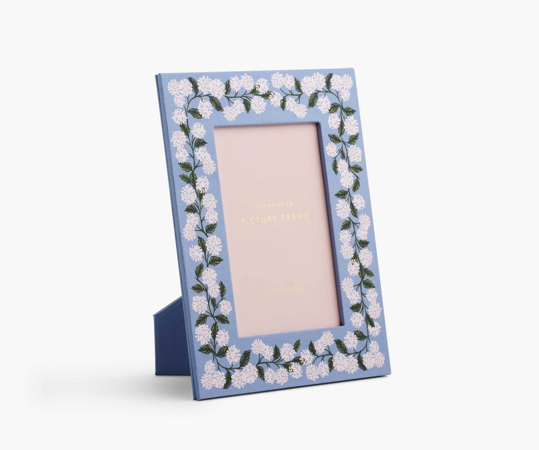 Hydrangea Paper Wrapped Picture Frame - Something Splendid Co.