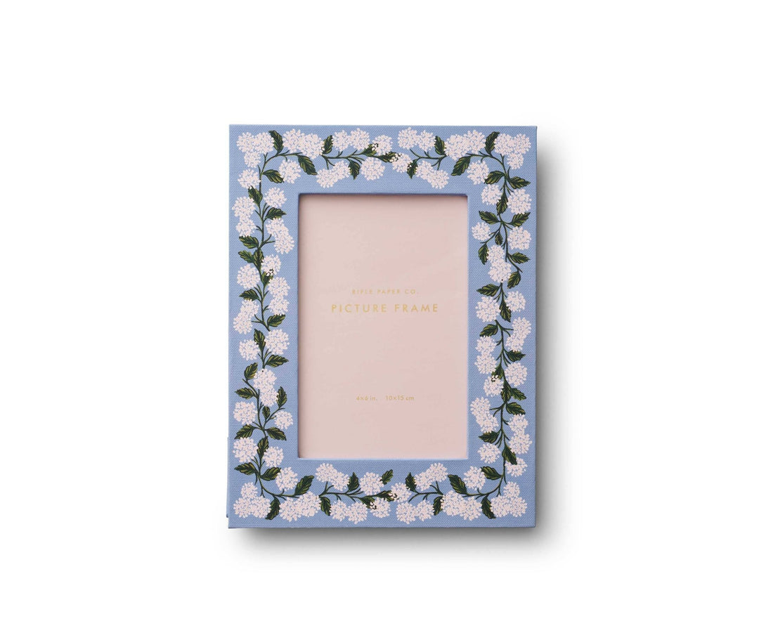 Hydrangea Paper Wrapped Picture Frame - Something Splendid Co.