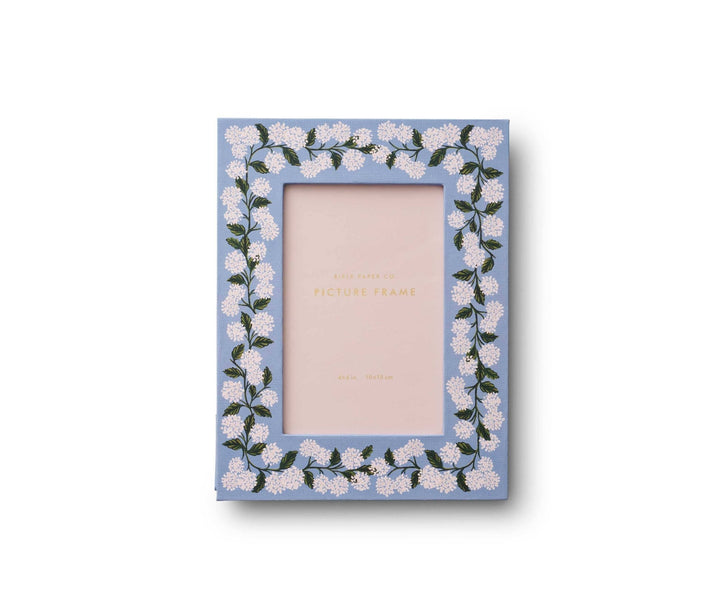 Hydrangea Paper Wrapped Picture Frame - Something Splendid Co.