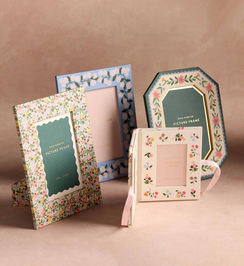 Hydrangea Paper Wrapped Picture Frame - Something Splendid Co.