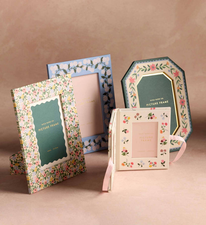 Hydrangea Paper Wrapped Picture Frame - Something Splendid Co.