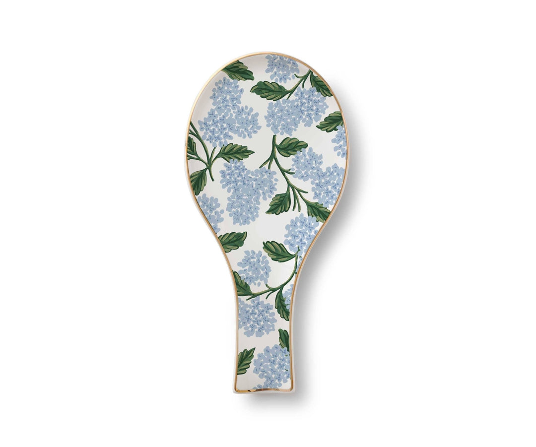 Hydrangea Porcelain Spoon Rest - Something Splendid Co.