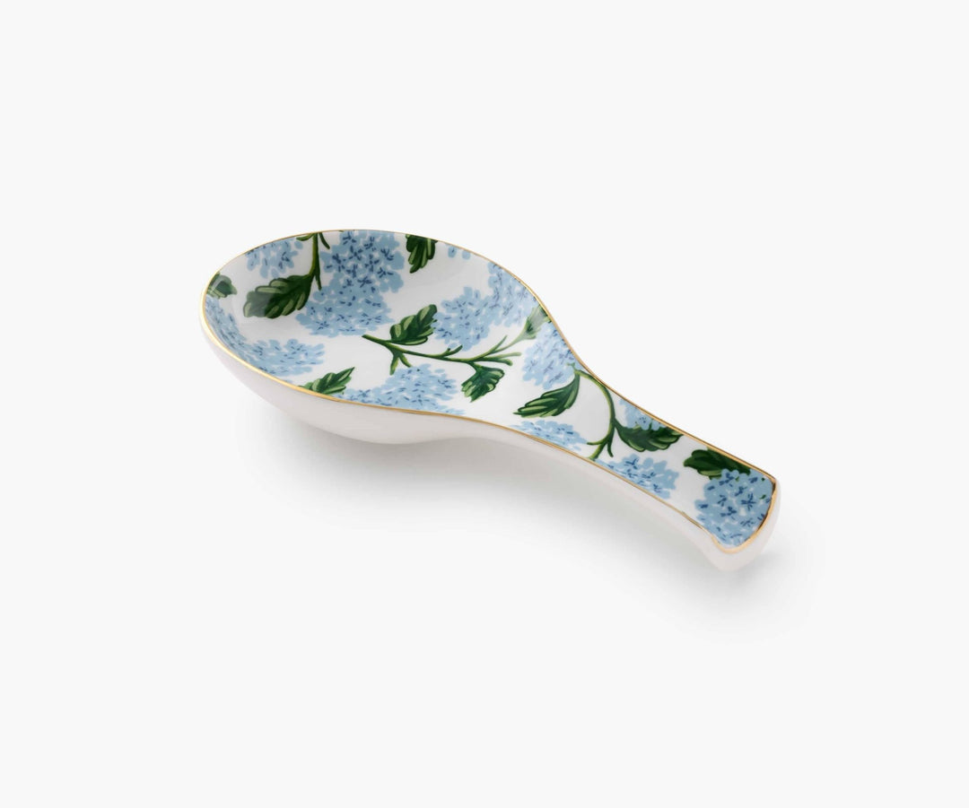 Hydrangea Porcelain Spoon Rest - Something Splendid Co.