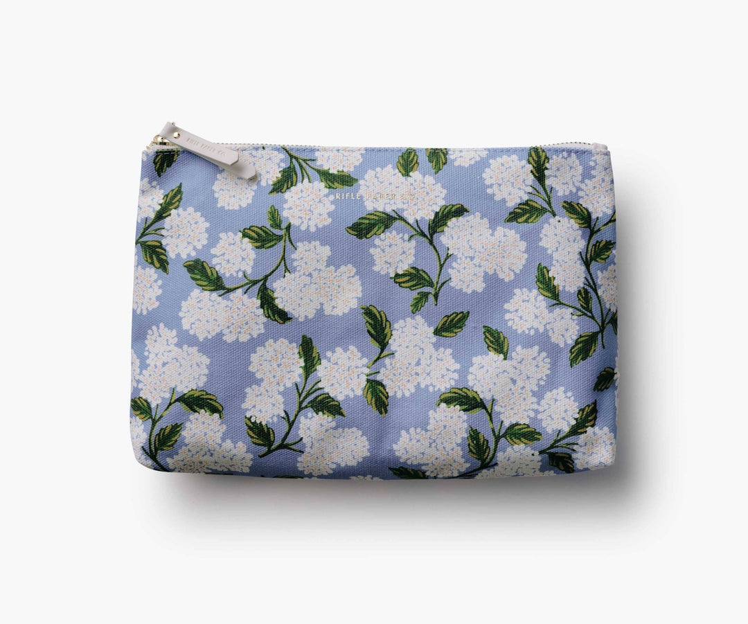 Hydrangea Zippered Pouch Set - Something Splendid Co.