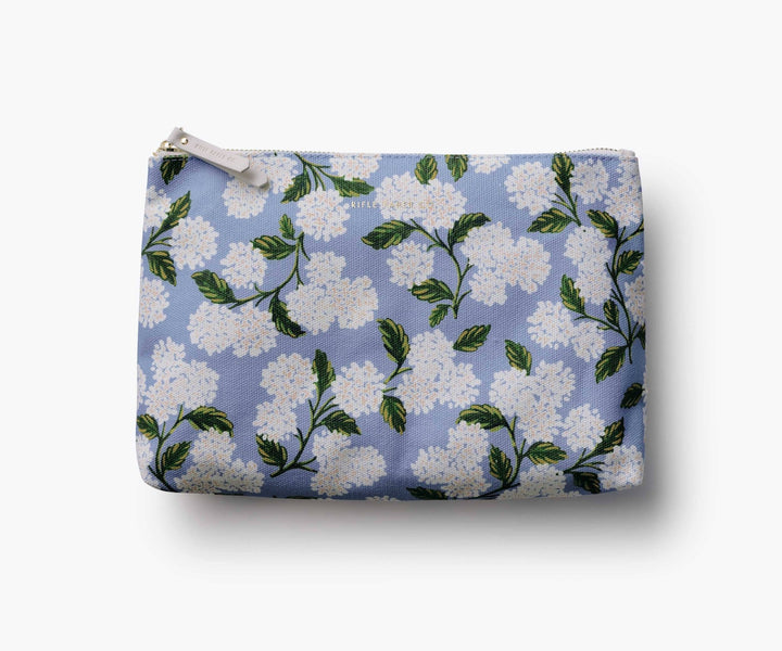 Hydrangea Zippered Pouch Set - Something Splendid Co.