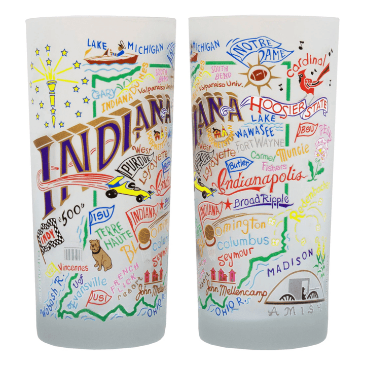 Indiana Drinking Glass - Something Splendid Co.