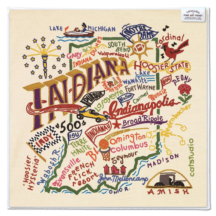 Indiana Fine Art Print - Something Splendid Co.