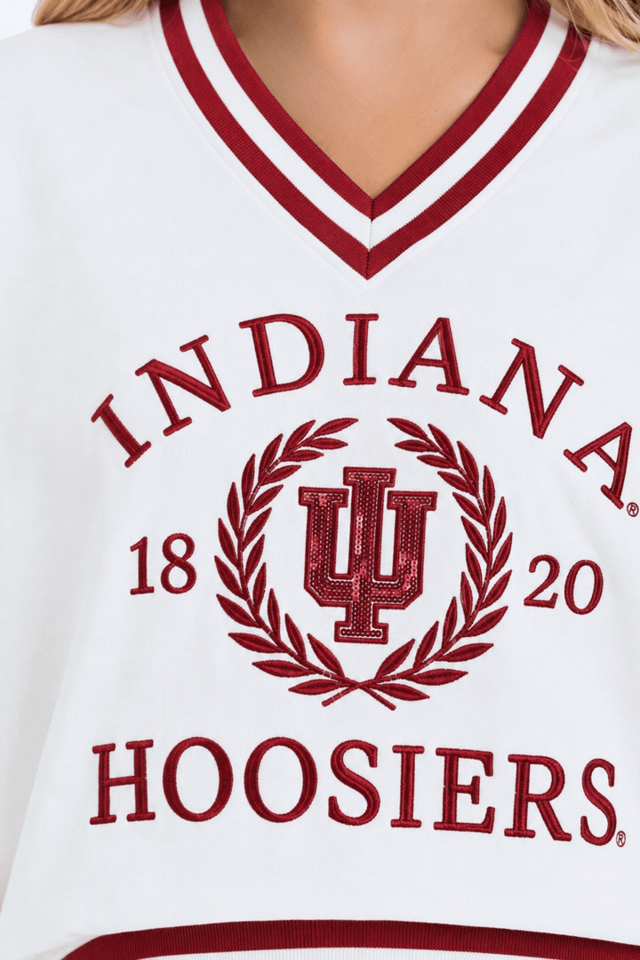 Indiana Heritage V-Neck Pullover, view 3
